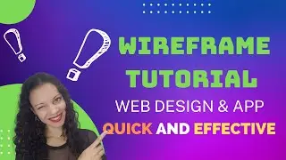 What is a wireframe and how to create it.  Web design and app design. #tutorial #wireframe