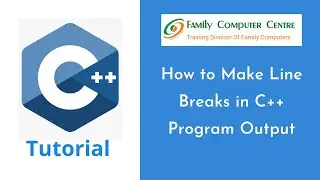 C++ Tutorial | How to Make Line Breaks in C++ Output