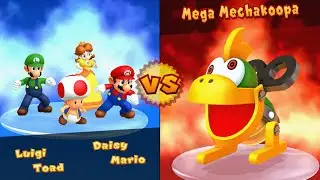 Mario Party 10 - Mario vs Toad vs Luigi vs Daisy - Mushroom Park