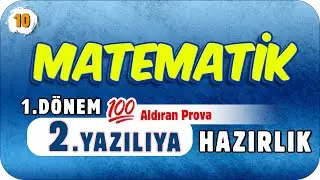 10.Sınıf Matematik 1.Dönem 2.Yazılıya Hazırlık  📑 #2023