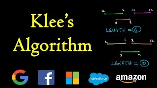 klees algorithm | Length of union of line segments