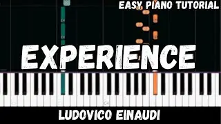 Ludovico Einaudi - Experience (Easy Piano Tutorial)