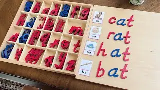 Unboxing: Montessori Moveable Alphabet