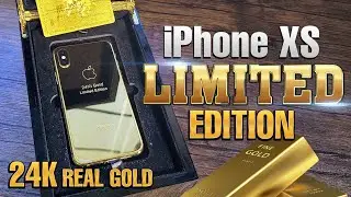 iPhone XS Gold Restoration (in Custom 24K Real Gold!) | PHONEBULANCE