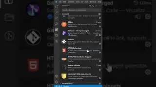 List of VS Code extensions that I use #shorts