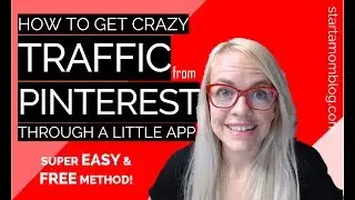 How to get traffic from Pinterest using a free app!