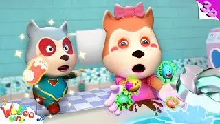 Wash Your Hands Song 🧼 Wolfoo, Scrub That Soap! 🧼 Imagine Kids Songs | Wolfoo Kids Songs