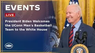 President Biden Welcomes the UConn Men's Basketball Team to the White House