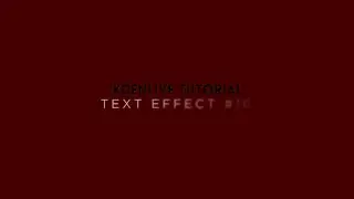 Kdenlive Tutorial - Text effect #16 [blur across text]