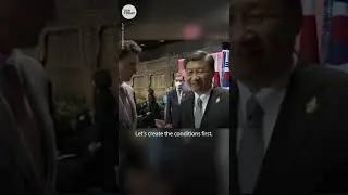 Chinese President Xi Jinping confronts Justin Trudeau at G20 | USA TODAY #Shorts