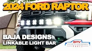 2024 Ford F-150 Raptor Gen 3 Refresh - Baja Linkable Light Bar Kit - Modular Bumper 21 22 23 24 25