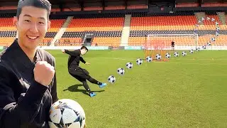 KNUCKLEBALL CHALLENGE WITH SON HEUNG-MIN (손흥민)  ⚽☄