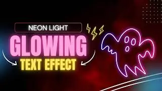 How to add a neon light text glowing effect in Elementor WordPress