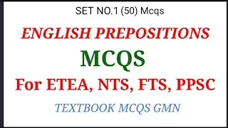 English Prepositions Mcqs | English Prepositions Mcqs | Set.1  (@TEXTBOOKMCQSGMN