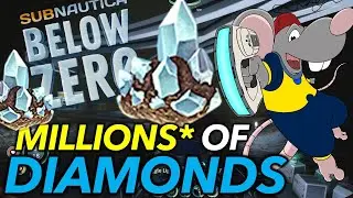 SUBNAUTICA Below Zero DIAMOND Mine Looted! We Are Rich! #13