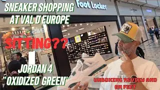 Sneaker Shopping in France: The Oxidized Green Jordan 4s SITTING??