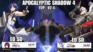 F2P E0S0 DR RATIO AND E0S0 BOOTHILL DESTROY NEW 2.4 APOCALYPTIC SHADOW | Honkai: Star Rail