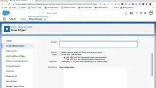 [salesforce] HOW TO CREATE A NEW TEXT FIELD