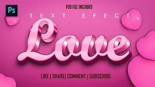 3D TEXT EFFECT IN PHOTOSHOP 2023 #photoshop