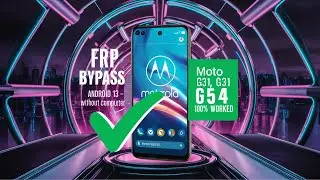 NEW UPDATE : Motorola FRP Bypass Android 13 Without Computer [ Moto G32,G31,G54 ] 100% Worked 2024