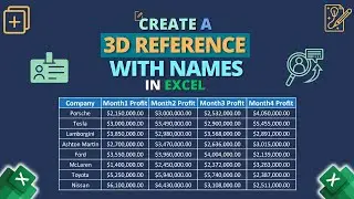 How to Create a 3d Reference with Names