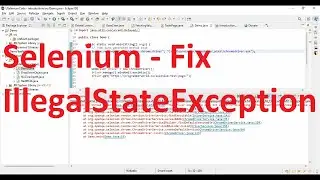 How to resolve “java.lang.IllegalStateException: The driver executable does not exist” in Selenium?