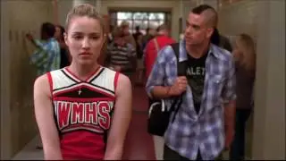 Glee - Puck finds out Quinn's pregnant 1x04