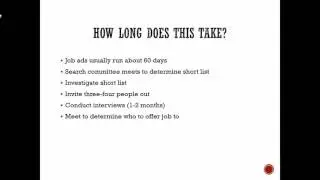 How Long Does The Job Process Take?