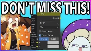 BEST Node for Anime Shaders in Blender [Mix Color Node] - Comfee Tutorial