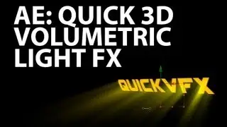 After Effects Tutorial: Quick 3D Volumetric Light FX (Beginner)