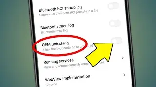 Redmi Note 10 Pro Max Oem Unlock Setting