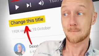 How to change your YouTube Video Title - in 1 minute