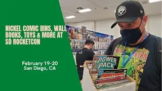 Nickel Comic Bins, Wall Books & So Many Toys at SD RocketCon