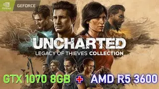 UNCHARTED |  UNCHARTED LEGACY OF THIEVES--1080P ULTRA | GTX 1070 8GB | AMD R5 3600 | (no commentary)