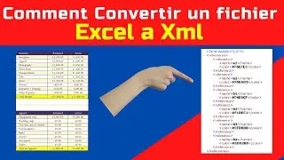 Convertir et Exporter un Fichier Excel a XML