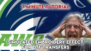 Realistic Embroidery Plug-in for Photoshop gamechanger for DTF transfers