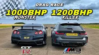 STREET KINGS.. 1200BHP M3 TOURING vs 1000BHP R35 GTR