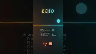 How to Create Rain Animation using 'ECHO' in Adobe After Effect 