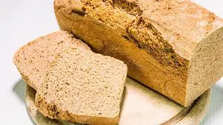 Das einfachste Vollkornbrot der Welt! 🍞😊 Gesundes Veganes Brot selber backen!