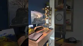 Finished Walnut LED Backlit Shelves 