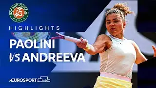 Jasmine Paolini vs Mirra Andreeva | Semi-Final | French Open 2024 Highlights 🇫🇷