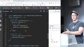 Creating an observable from scratch (live-coding session) - Ben Lesh