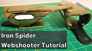 Iron Spider Web Shooter Tutorial For Beginners | Cosplay Pattern Template