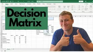 How to Create a Decision Matrix in Excel