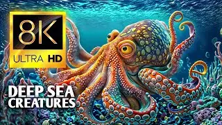 Deep Sea Creatures 8K Ultra 60 Fps - Amazing Underwater Animals