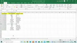 How to convert rows based records to column ( pivot operator )