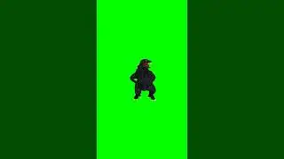 Godzilla 2000 Gangnam Style Dance Green Screen 