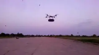 Heavy lift coaxial octocopter