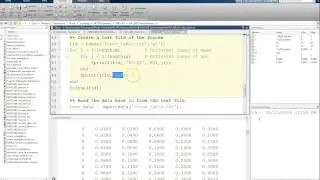 MATLAB Tutorial Lesson #07:   File I O Basics