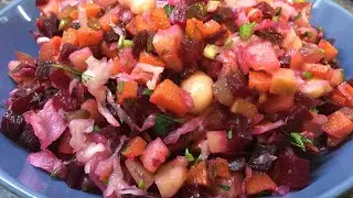 Винегрет с фасолью!🥕🥙Так мало кто готовит!! Vinaigrette with beans!